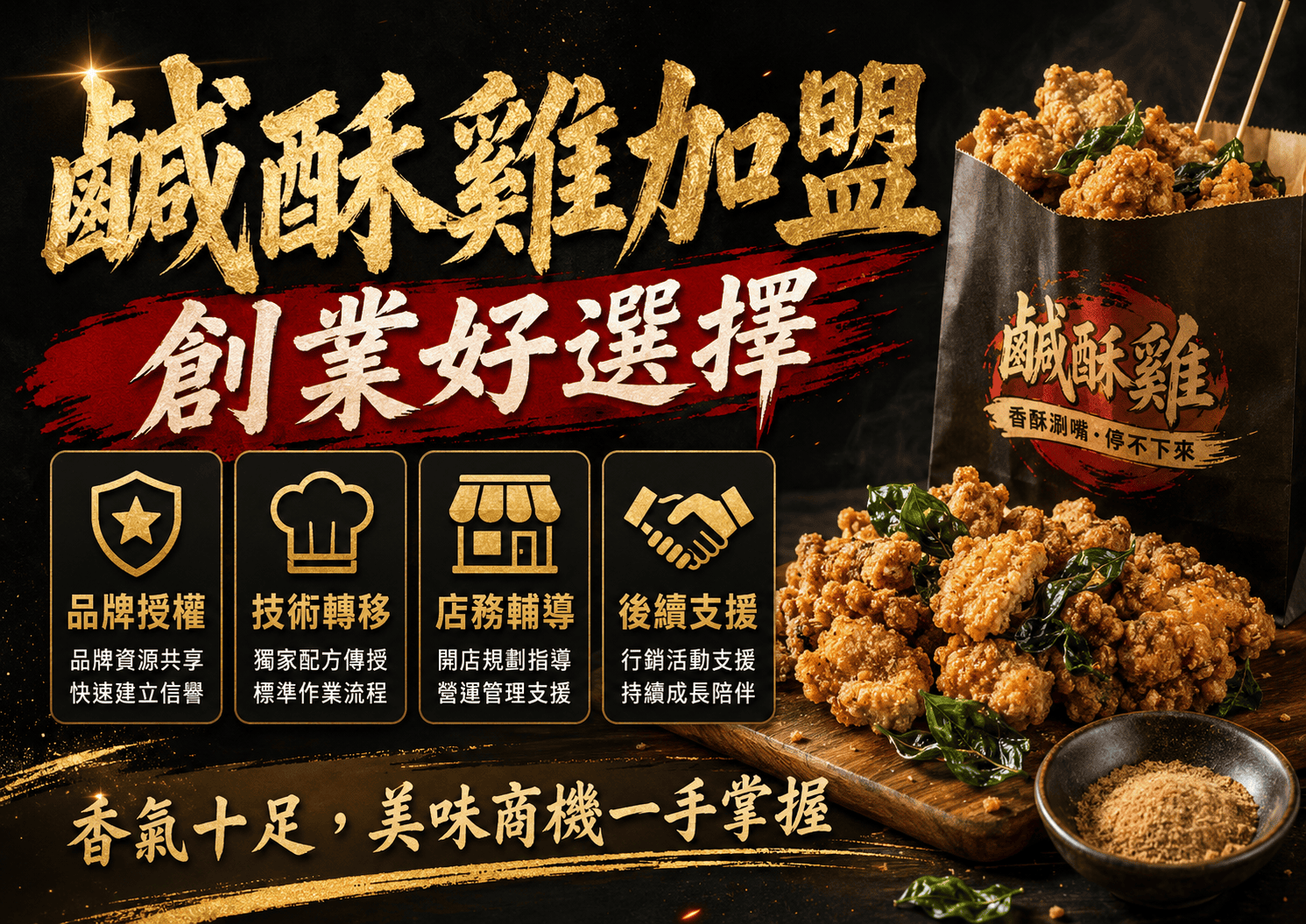 鹹酥雞加盟是否值得,不能只看市場熱門或品牌廣告,還得看資金、商圈。